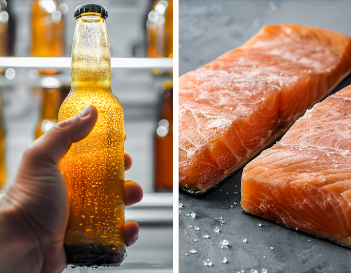 Enfría y congela al instante