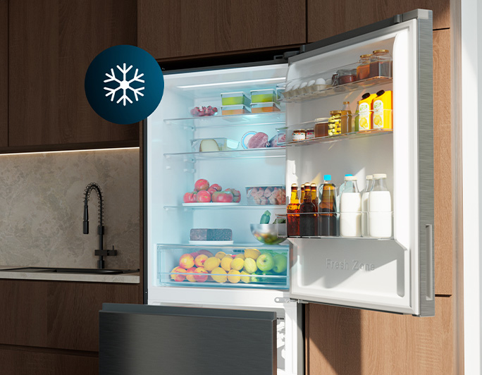 Enfría y congela al instante