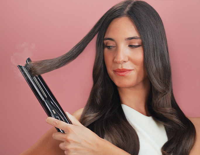 Mühelos glätten oder locken