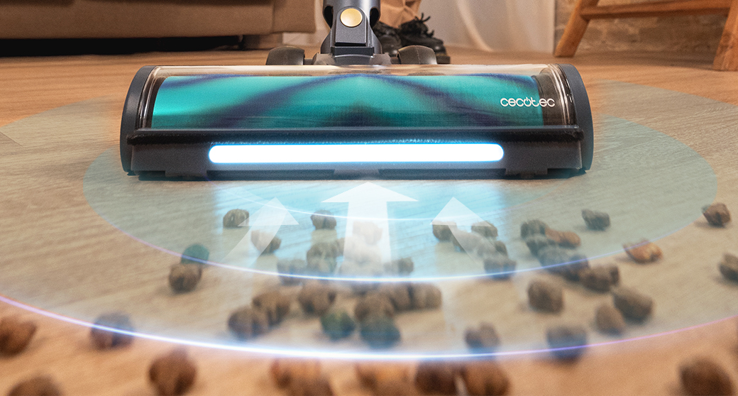 Succión imparable contra la suciedad oculta